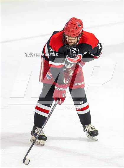 Thumbnail 1 in Frederick Gunn vs. Mount St. Charles (True Hockey Prep Cup) photogallery.