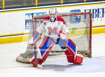 Thumbnail 2 in Frederick Gunn vs. Mount St. Charles (True Hockey Prep Cup) photogallery.
