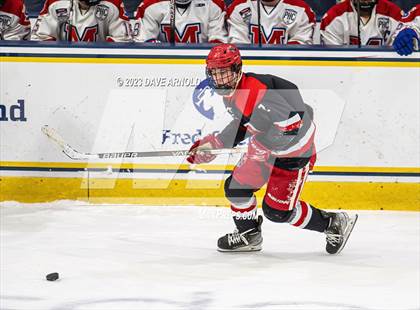 Thumbnail 3 in Frederick Gunn vs. Mount St. Charles (True Hockey Prep Cup) photogallery.