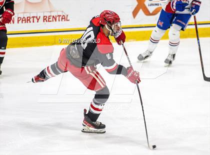Thumbnail 3 in Frederick Gunn vs. Mount St. Charles (True Hockey Prep Cup) photogallery.