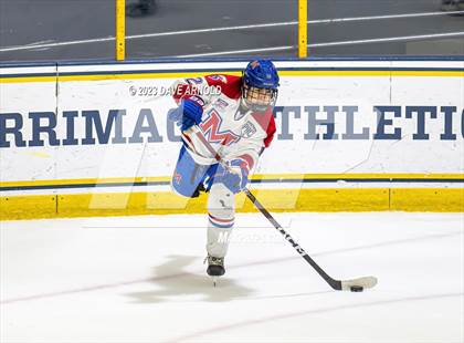 Thumbnail 2 in Frederick Gunn vs. Mount St. Charles (True Hockey Prep Cup) photogallery.