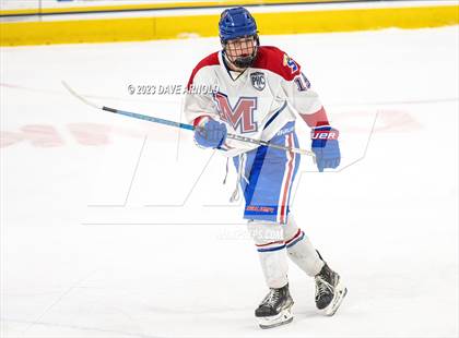 Thumbnail 2 in Frederick Gunn vs. Mount St. Charles (True Hockey Prep Cup) photogallery.