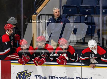 Thumbnail 3 in Frederick Gunn vs. Mount St. Charles (True Hockey Prep Cup) photogallery.
