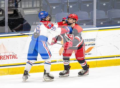 Thumbnail 2 in Frederick Gunn vs. Mount St. Charles (True Hockey Prep Cup) photogallery.