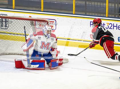 Thumbnail 3 in Frederick Gunn vs. Mount St. Charles (True Hockey Prep Cup) photogallery.