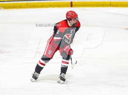 Thumbnail 2 in Frederick Gunn vs. Mount St. Charles (True Hockey Prep Cup) photogallery.