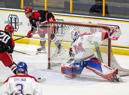 Thumbnail 1 in Frederick Gunn vs. Mount St. Charles (True Hockey Prep Cup) photogallery.