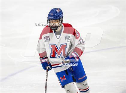 Thumbnail 2 in Frederick Gunn vs. Mount St. Charles (True Hockey Prep Cup) photogallery.