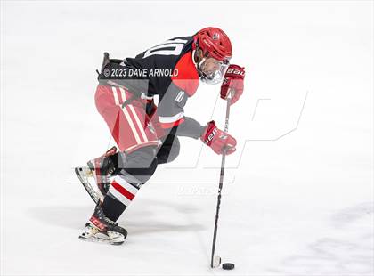 Thumbnail 2 in Frederick Gunn vs. Mount St. Charles (True Hockey Prep Cup) photogallery.
