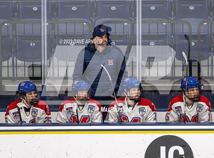 Thumbnail 3 in Frederick Gunn vs. Mount St. Charles (True Hockey Prep Cup) photogallery.
