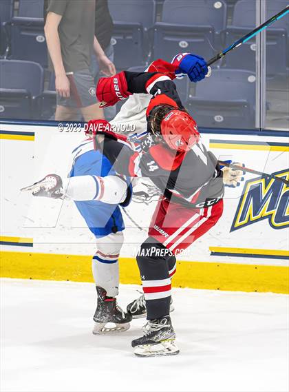 Thumbnail 1 in Frederick Gunn vs. Mount St. Charles (True Hockey Prep Cup) photogallery.