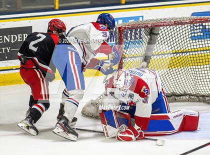 Thumbnail 3 in Frederick Gunn vs. Mount St. Charles (True Hockey Prep Cup) photogallery.