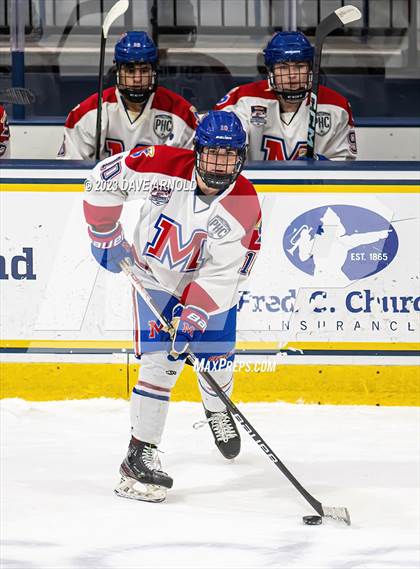 Thumbnail 1 in Frederick Gunn vs. Mount St. Charles (True Hockey Prep Cup) photogallery.