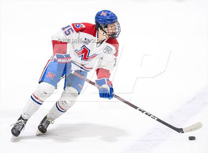 Thumbnail 2 in Frederick Gunn vs. Mount St. Charles (True Hockey Prep Cup) photogallery.