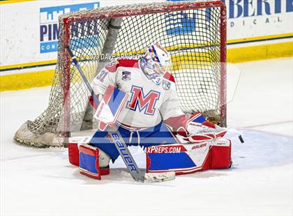 Thumbnail 3 in Frederick Gunn vs. Mount St. Charles (True Hockey Prep Cup) photogallery.