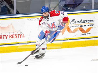 Thumbnail 2 in Frederick Gunn vs. Mount St. Charles (True Hockey Prep Cup) photogallery.