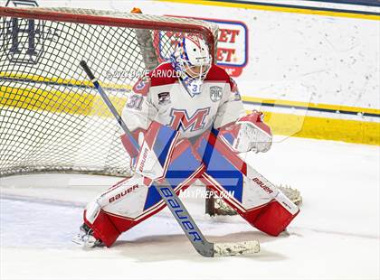 Thumbnail 2 in Frederick Gunn vs. Mount St. Charles (True Hockey Prep Cup) photogallery.