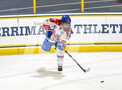 Thumbnail 3 in Frederick Gunn vs. Mount St. Charles (True Hockey Prep Cup) photogallery.