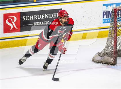 Thumbnail 2 in Frederick Gunn vs. Mount St. Charles (True Hockey Prep Cup) photogallery.