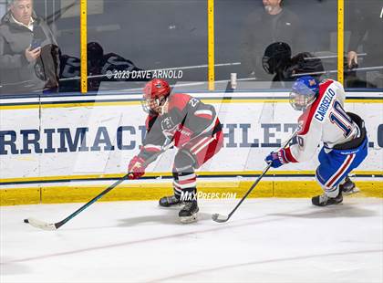 Thumbnail 3 in Frederick Gunn vs. Mount St. Charles (True Hockey Prep Cup) photogallery.
