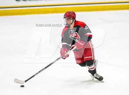 Thumbnail 1 in Frederick Gunn vs. Mount St. Charles (True Hockey Prep Cup) photogallery.