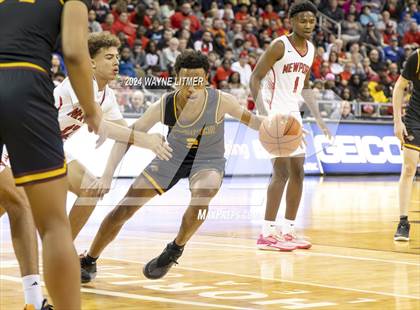 Thumbnail 3 in Cooper vs Newport (2024 9th Region Boys Basketball Tournament) photogallery.