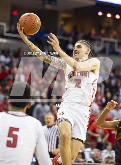 Thumbnail 2 in Cooper vs Newport (2024 9th Region Boys Basketball Tournament) photogallery.