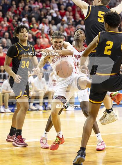 Thumbnail 2 in Cooper vs Newport (2024 9th Region Boys Basketball Tournament) photogallery.