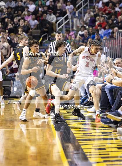 Thumbnail 3 in Cooper vs Newport (2024 9th Region Boys Basketball Tournament) photogallery.