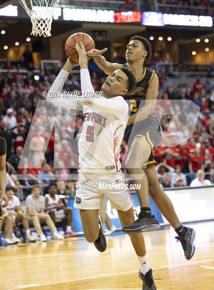 Thumbnail 2 in Cooper vs Newport (2024 9th Region Boys Basketball Tournament) photogallery.