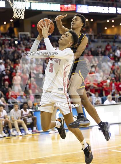 Thumbnail 1 in Cooper vs Newport (2024 9th Region Boys Basketball Tournament) photogallery.