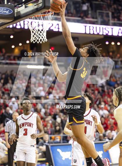 Thumbnail 2 in Cooper vs Newport (2024 9th Region Boys Basketball Tournament) photogallery.