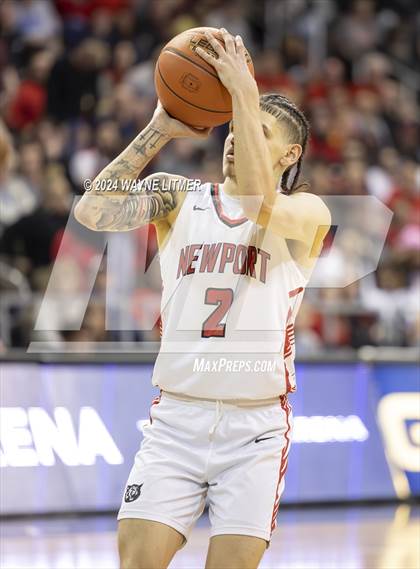 Thumbnail 2 in Cooper vs Newport (2024 9th Region Boys Basketball Tournament) photogallery.