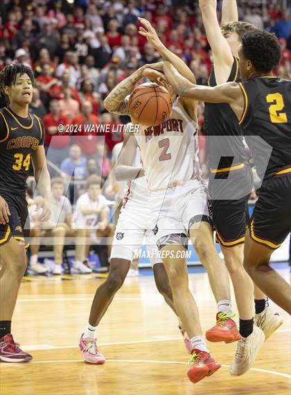 Thumbnail 3 in Cooper vs Newport (2024 9th Region Boys Basketball Tournament) photogallery.