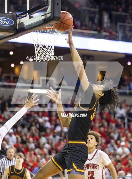 Thumbnail 1 in Cooper vs Newport (2024 9th Region Boys Basketball Tournament) photogallery.
