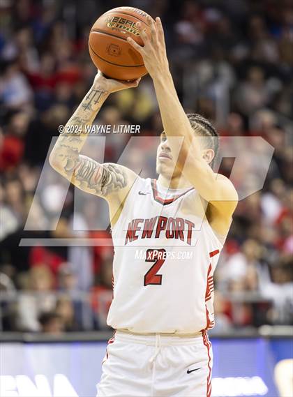 Thumbnail 3 in Cooper vs Newport (2024 9th Region Boys Basketball Tournament) photogallery.