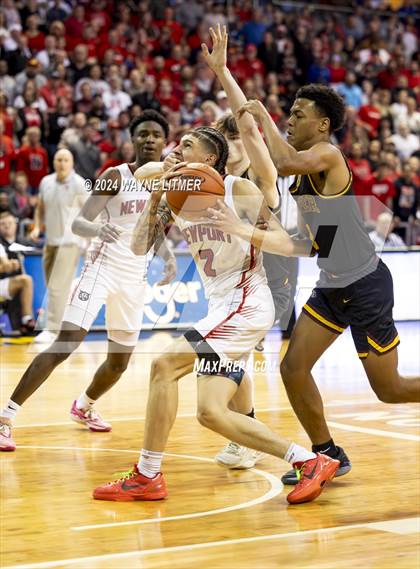 Thumbnail 2 in Cooper vs Newport (2024 9th Region Boys Basketball Tournament) photogallery.