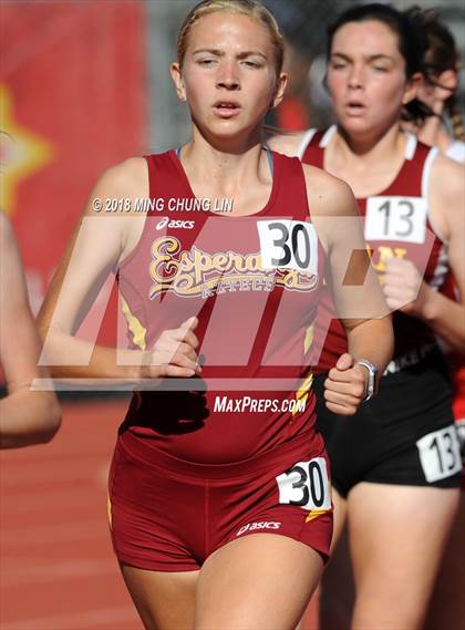 Thumbnail 1 in Orange County Championships (Girls 1600 Meter Run Rated) photogallery.