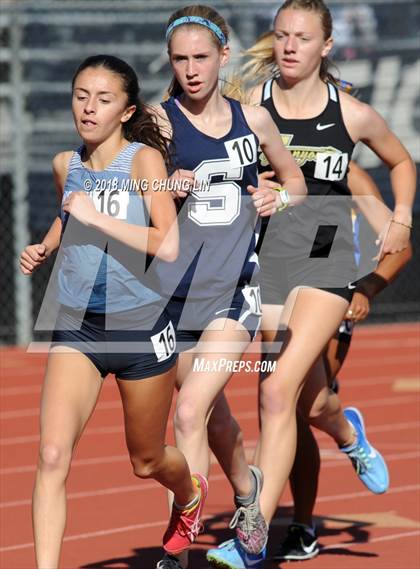 Thumbnail 1 in Orange County Championships (Girls 1600 Meter Run Rated) photogallery.