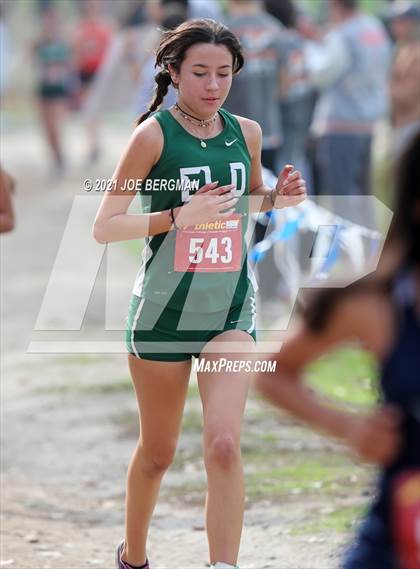 Thumbnail 3 in CIF Central Section Cross Country Championships (Girls D3 Race) photogallery.