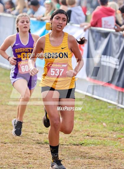 Thumbnail 1 in CIF Central Section Cross Country Championships (Girls D3 Race) photogallery.