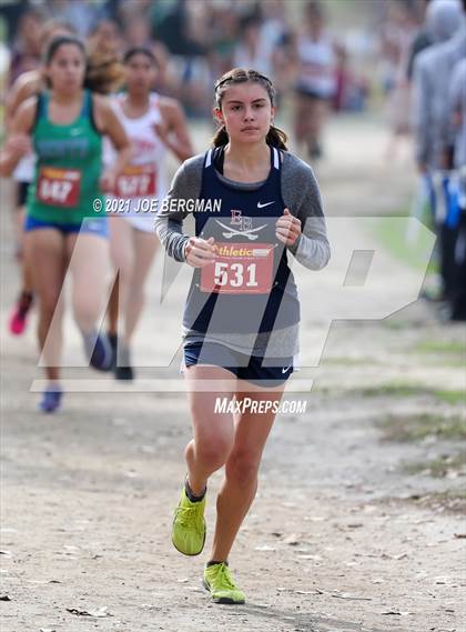 Thumbnail 3 in CIF Central Section Cross Country Championships (Girls D3 Race) photogallery.