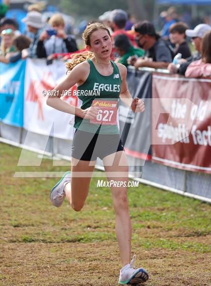 Thumbnail 2 in CIF Central Section Cross Country Championships (Girls D3 Race) photogallery.