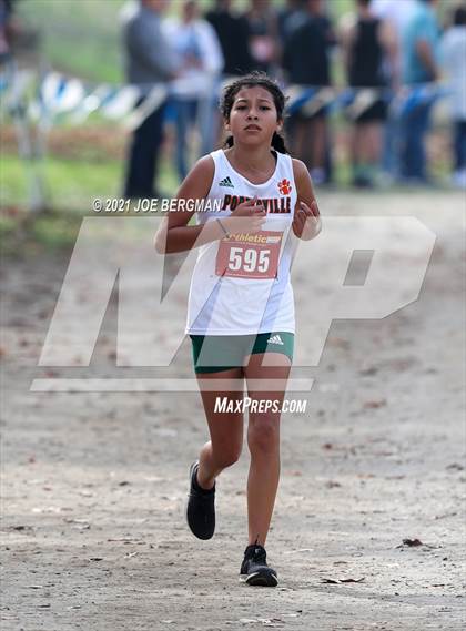 Thumbnail 2 in CIF Central Section Cross Country Championships (Girls D3 Race) photogallery.