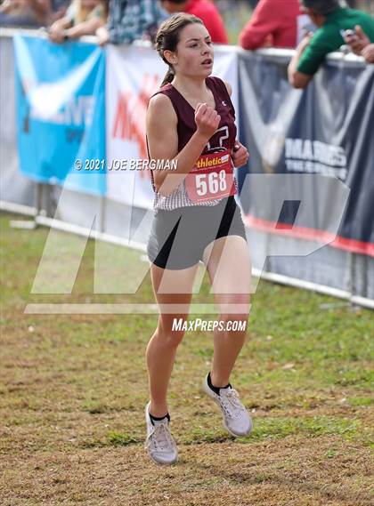 Thumbnail 1 in CIF Central Section Cross Country Championships (Girls D3 Race) photogallery.