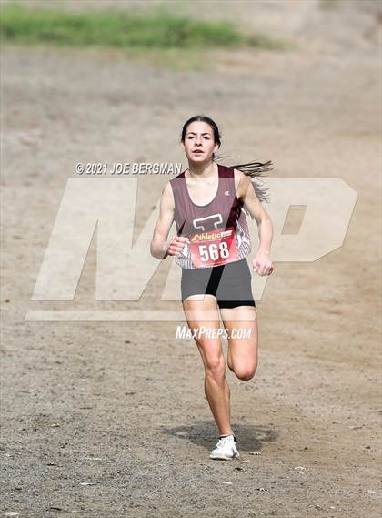 Thumbnail 2 in CIF Central Section Cross Country Championships (Girls D3 Race) photogallery.