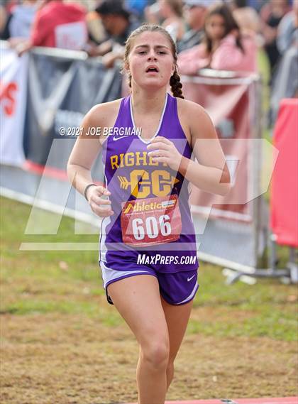 Thumbnail 3 in CIF Central Section Cross Country Championships (Girls D3 Race) photogallery.