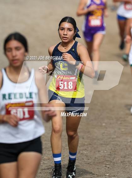 Thumbnail 2 in CIF Central Section Cross Country Championships (Girls D3 Race) photogallery.
