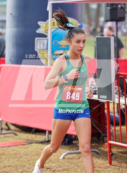 Thumbnail 2 in CIF Central Section Cross Country Championships (Girls D3 Race) photogallery.