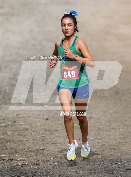 Thumbnail 2 in CIF Central Section Cross Country Championships (Girls D3 Race) photogallery.